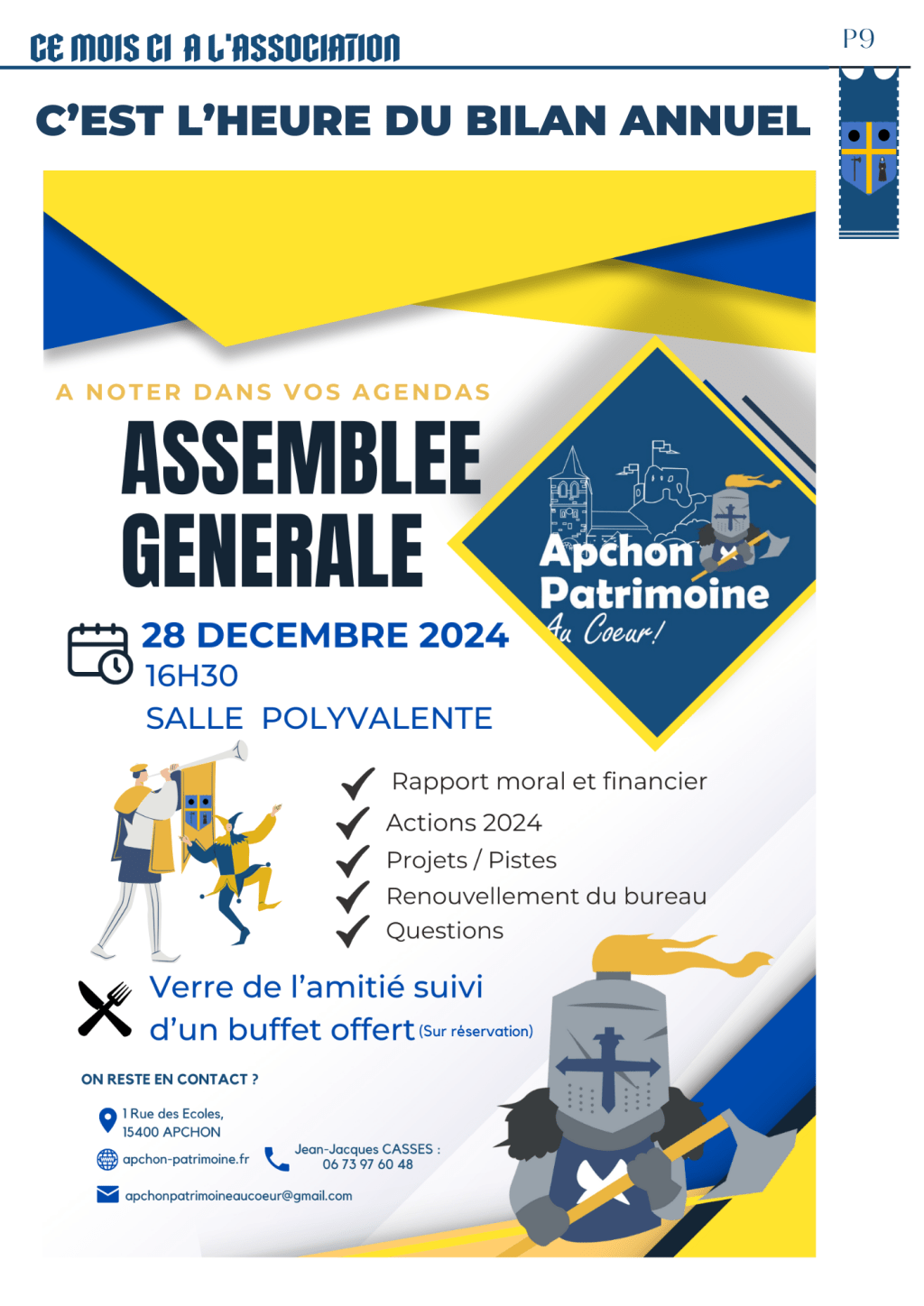 Assemblée générale Déc.2024