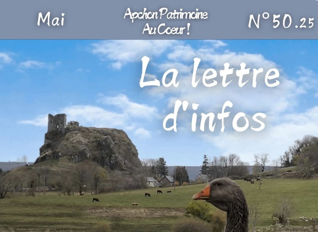 Lettre d&rsquo;information Mai&nbsp;2025