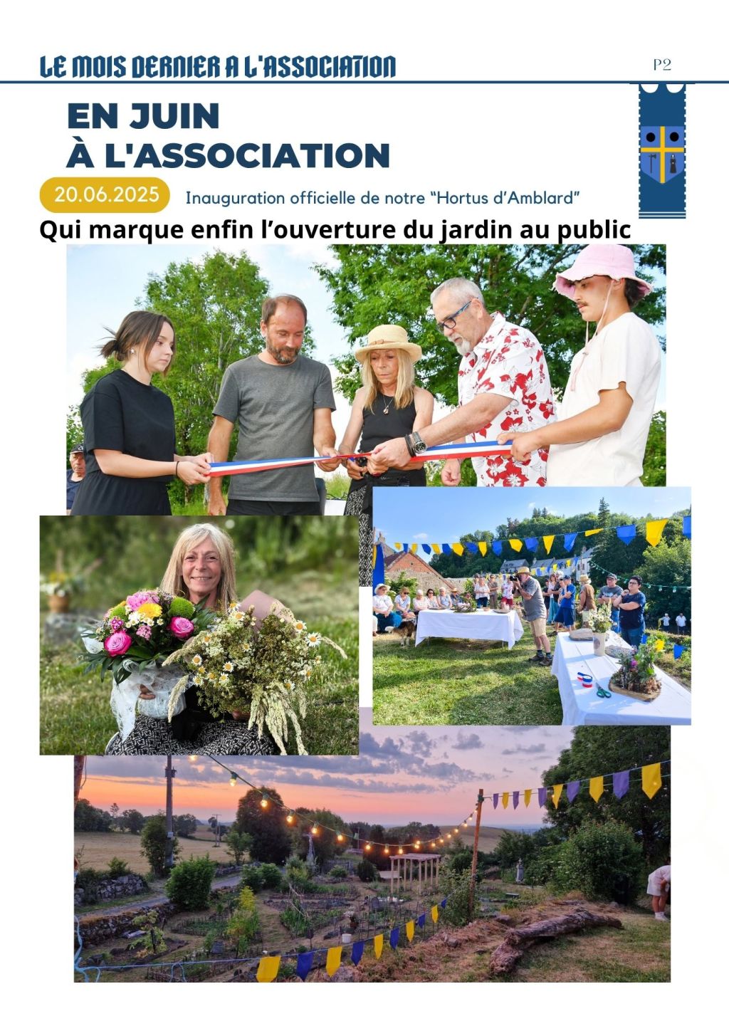 Inauguration officielle de notre hortus&nbsp;d&rsquo;Amblard