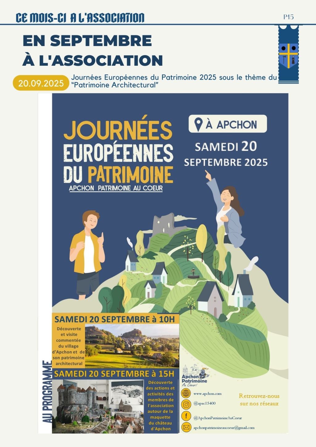 Journées Européennes du Patrimoine&nbsp;2025