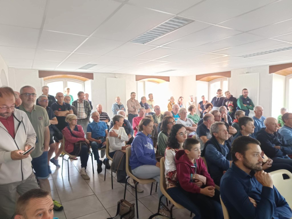 Dernière ligne droite avant le Trail des 6&nbsp;Burons