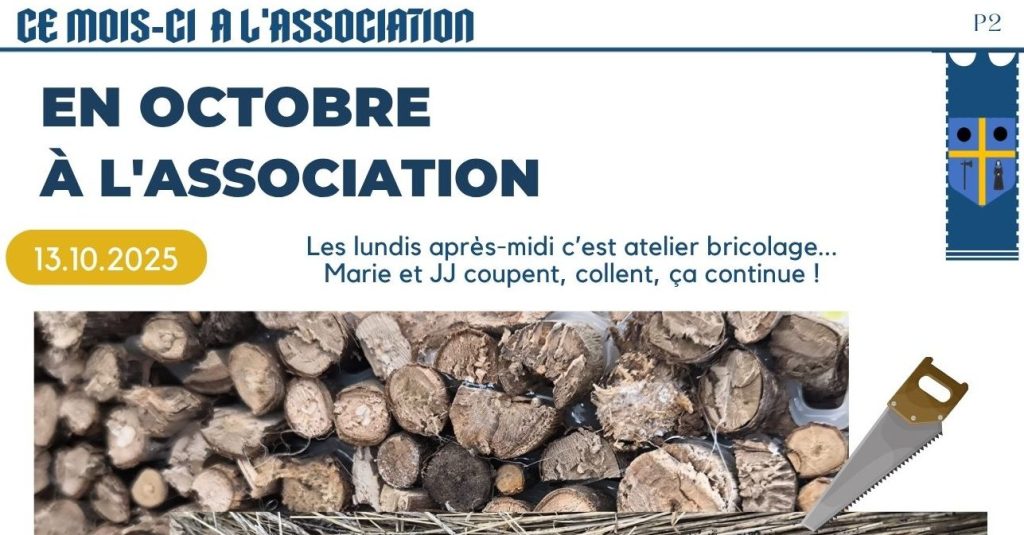Les lundis après-midi c’est atelier&nbsp;bricolage…