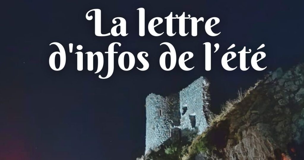 Lettre d&rsquo;information Juillet & Août&nbsp;2023