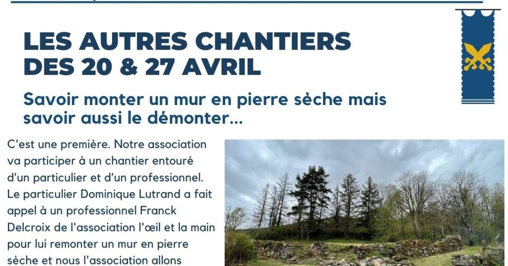 Savoir monter un mur en pierre sèche mais savoir aussi le&nbsp;démonter…