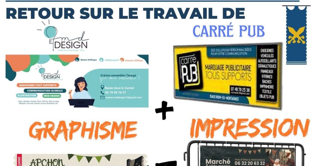 Retour sur le travail de Carré Pub et MD&nbsp;Design