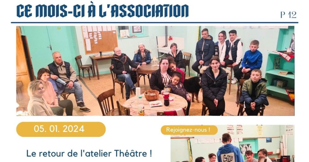 Le retour de l&rsquo;atelier&nbsp;théâtre