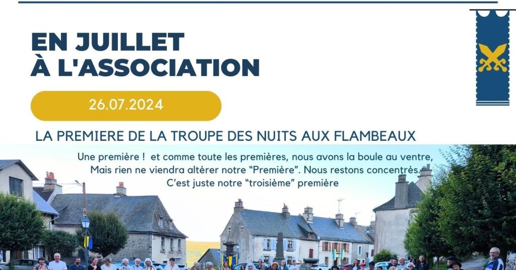 La première de la Troupe Des Nuits Aux&nbsp;Flambeaux