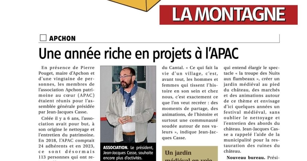 Une année riche en projets à&nbsp;l&rsquo;APAC