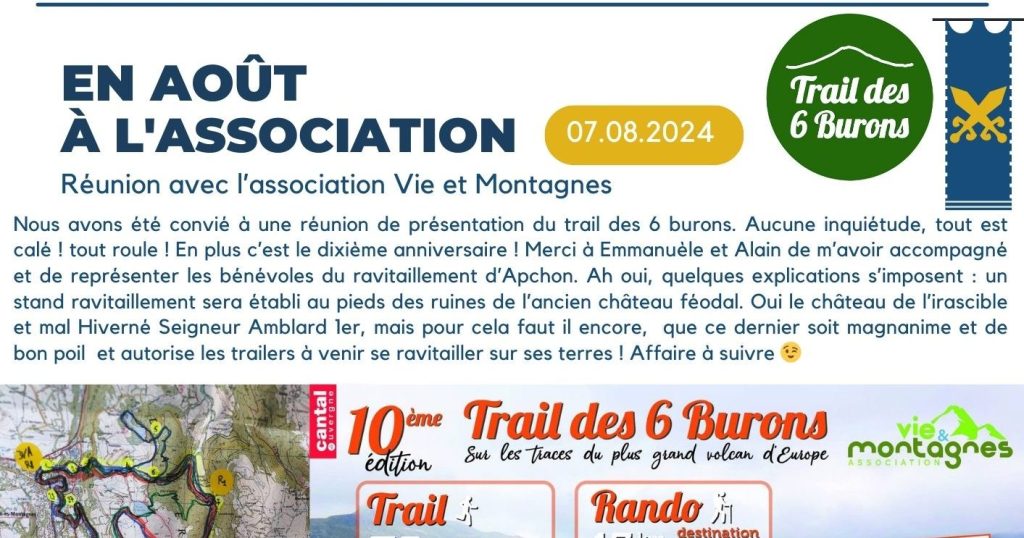 Réunion avec l&rsquo;association Vie et&nbsp;Montagnes