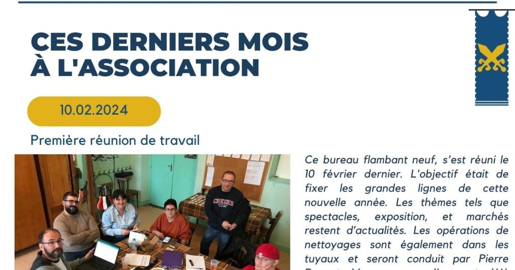 Première réunion de travail en&nbsp;2024