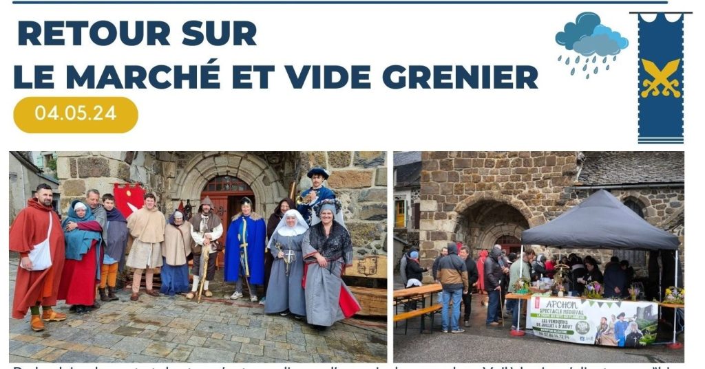 Retour sur le marché médiéval et&nbsp;vide-greniers