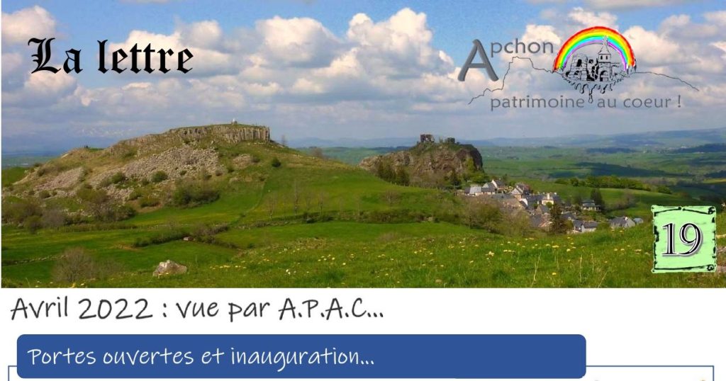 Lettre d&rsquo;information Avril&nbsp;2022