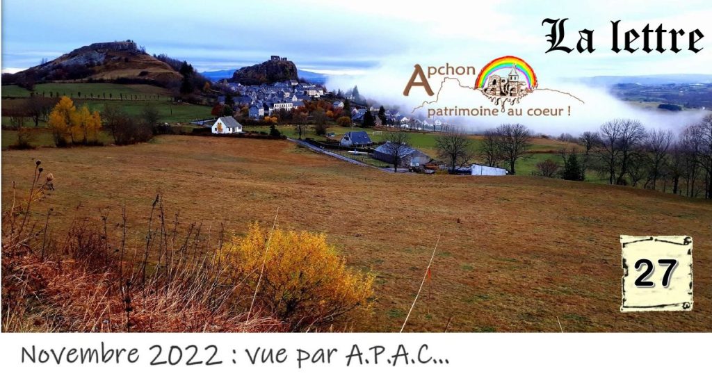 Lettre d&rsquo;information Novembre&nbsp;2022