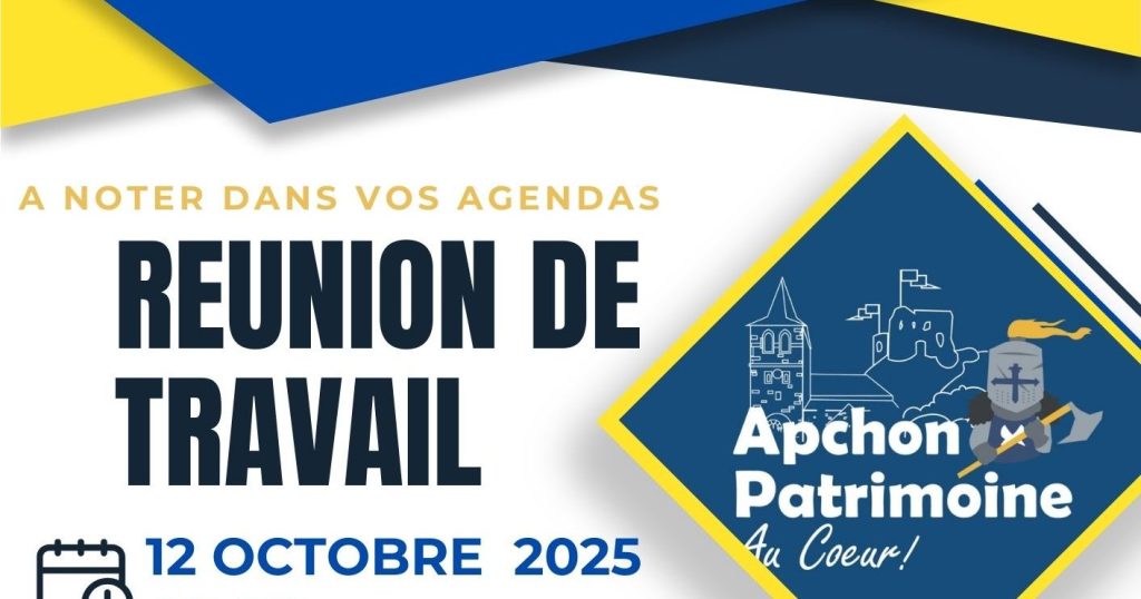 Compte rendu de la réunion de travail du 12 Octobre&nbsp;2025